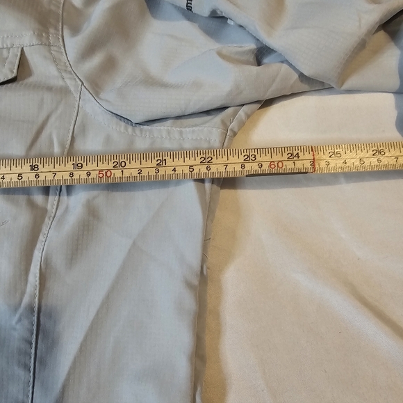 Columbia Omni Shade Men's Long Sleeve Shirt Cool Gray XL - Picture 4 of 6